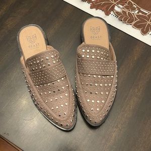 Embellished mules